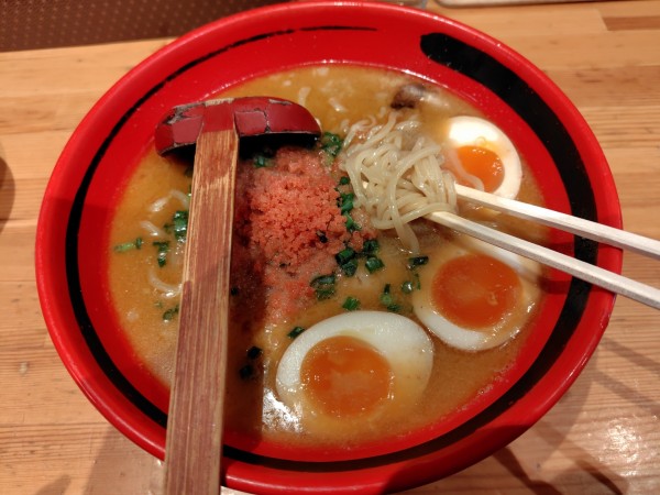 「えびしお(太麺·そのまま)·味玉·小ライス」@えびそば一幻 新宿店の写真