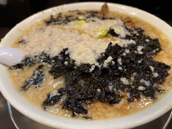 「岩のりラーメン  大脂」@らーめん潤 亀戸店の写真