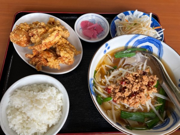 「ランチセット　台湾刀削麺に変更」@中国料理 京華の写真