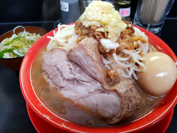 「らーめん＋味玉、味ねぎ」@僕との麺の写真