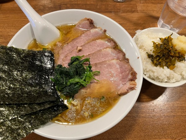 「チャーシュー麺（並）小ライス  ¥1,200」@MONTANAの写真