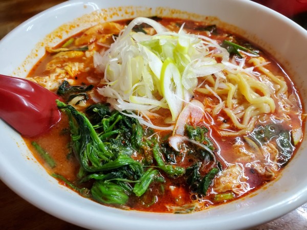 「ドラたんたんめん８００円辛さ上級」@らーめん ドラごんちの写真