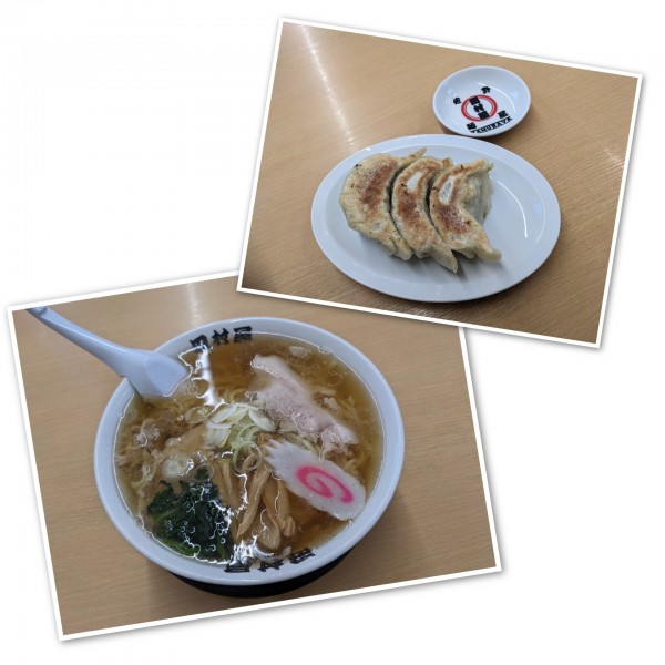 「ラーメン大＋餃子」@田村屋の写真