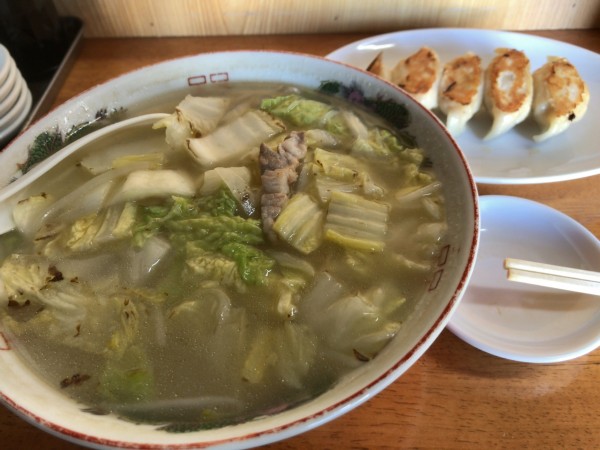 「タンメン➕餃子」@香 東中神店の写真