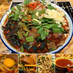 辛スタミナラーメン(2辛)＋生卵＋ニラ＝1200円