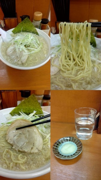 「『背脂醤油ラーメン+大盛(¥750+100)』」@らーめん 吉祥 砂町銀座店の写真