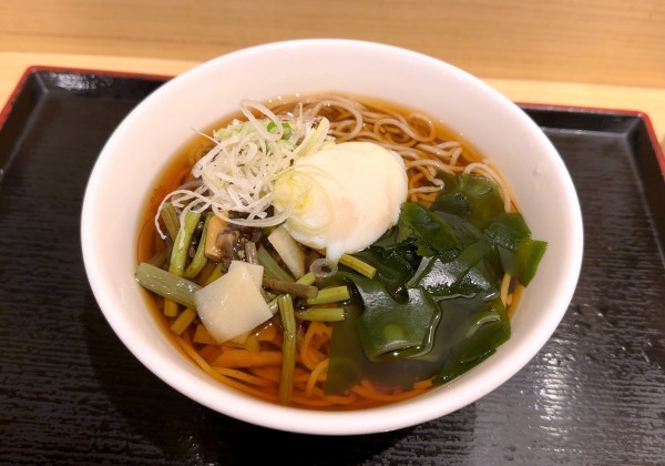 「朝そば(420円)」@いろり庵きらく 東京京葉店の写真