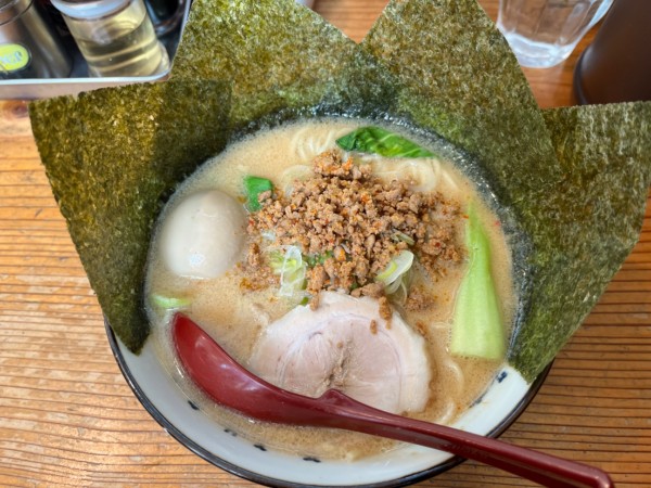 「景虎担々汁そば（中辛、大盛）」@景虎製麺所の写真