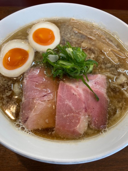 「味玉煮干ラーメン¥1,000」@らーめん 香澄 阿波座本店の写真