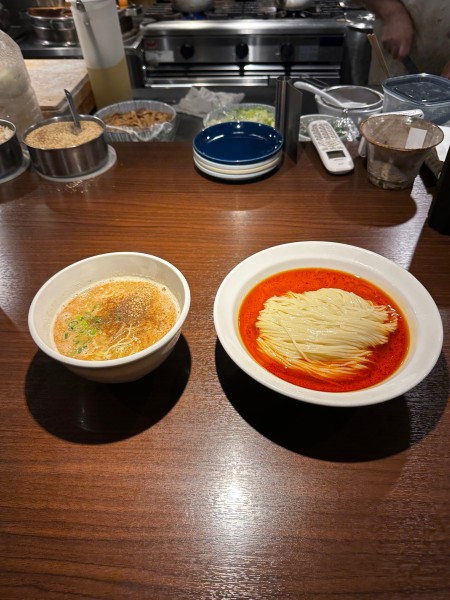 「【限定】昆布水坦々つけ麺」@支那そば かでかるの写真