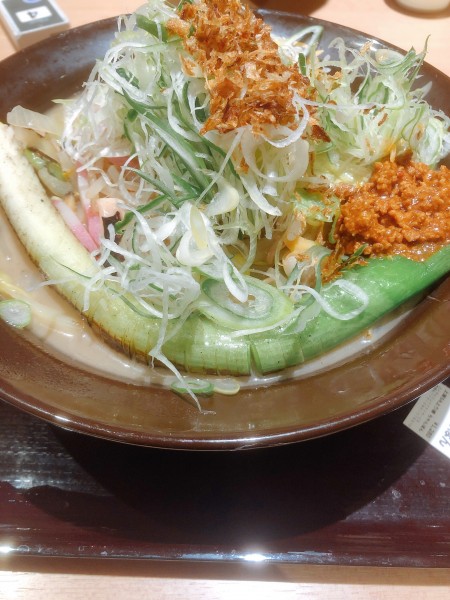 「深谷ネギ味噌ちゃんぽん」@神様ちゃんぽん 上里SA上り店の写真