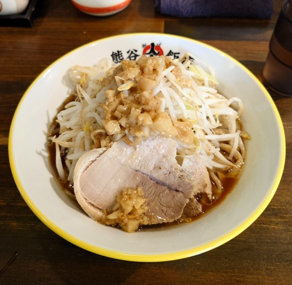 「小ラーメン(麺少なめ、800円)」@熊谷肉飯店の写真