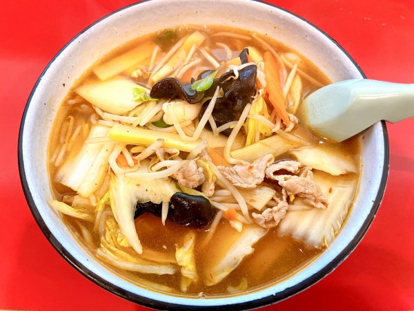 「海鮮ピリ辛とろみ麺（920円）」@手打ラーメン 珍来 田中店の写真