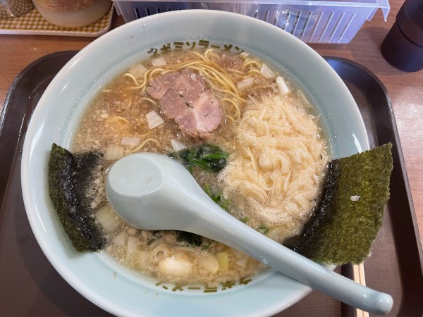「サービスラーメン中盛りとろろ」@ラーメンショップ 美里南十条店の写真