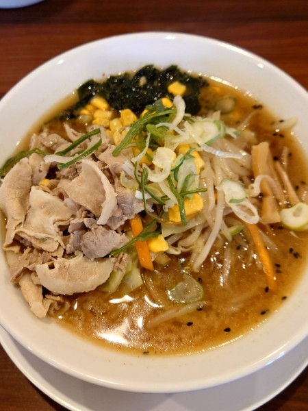 「肉味噌ラーメン」@ラーメン大学 豊科光店の写真