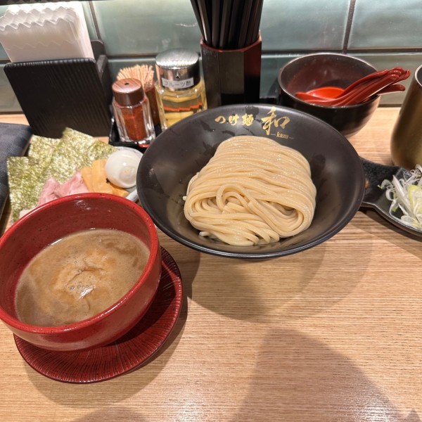 「特製つけ麺　中盛　¥1,600」@つけ麺 和の写真