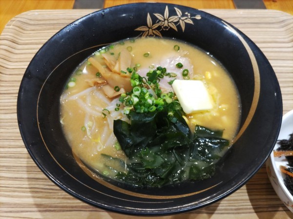 「日替り麺（味噌バターコーンラーメン）」@あふ食堂の写真