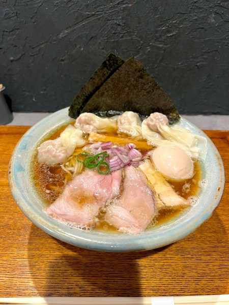 「らあめん清澄【TP】特製、ワンタン2個、肉めし」@Homemade Ramen 青麦の写真