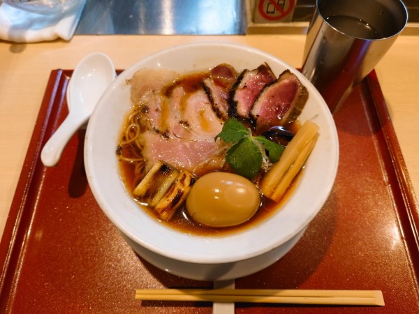 「味玉紀州鴨そば」@燃えよ麺助の写真