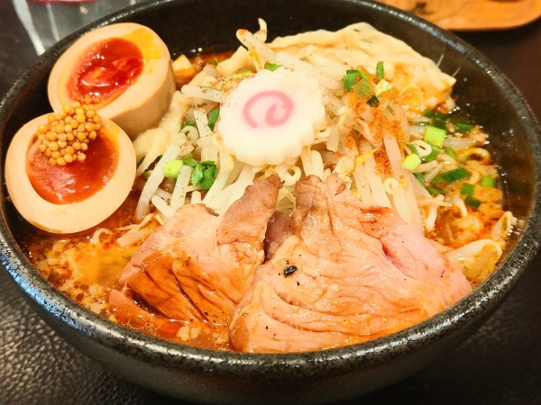 「至福の旨辛麺＋味玉」@麺屋宗 -sou- 高田馬場本店の写真