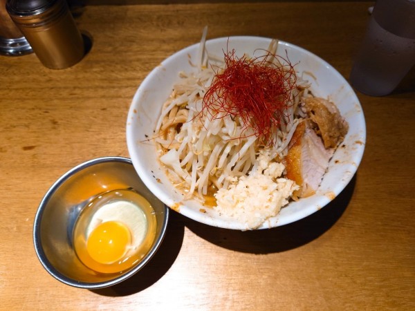 「【限定】オリエンタル汁なし 少なめ」@MEN YARD FIGHTの写真