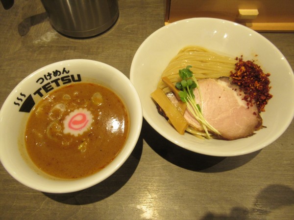 「辛つけ麺（1,050円）」@つけめんTETSU 調布店の写真