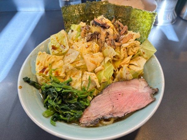 「ラーメン(並)、キャベチャー」@匠家 ひたちなか店の写真