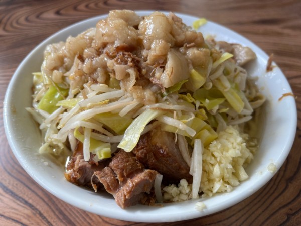 「小ラーメン(ニンニク、アブラ)」@らーめん つの旨の写真