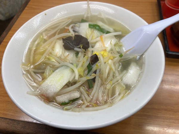 「タンメン」@中華餃子 三陽 新橋店の写真