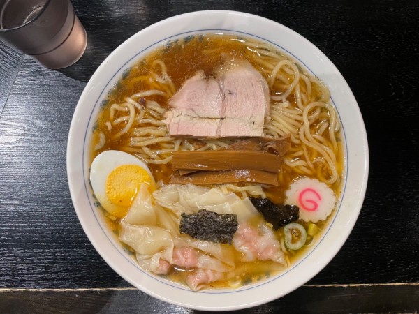 「復刻版ワンタンメン ¥1200 中盛り ¥150」@大塚 大勝軒の写真