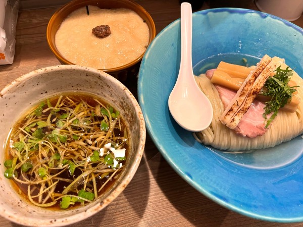 「昆布水つけ麺ご飯セット（とろろ）」@中華そば TORICOの写真