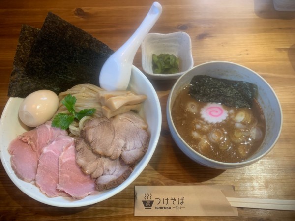 「特製恋々おさかなつけそば」@つけそば 一福 澪 Reiの写真