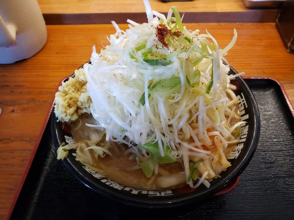 「味噌タンメン（ハーフ）+ネギ」@麺場 もっけいの写真