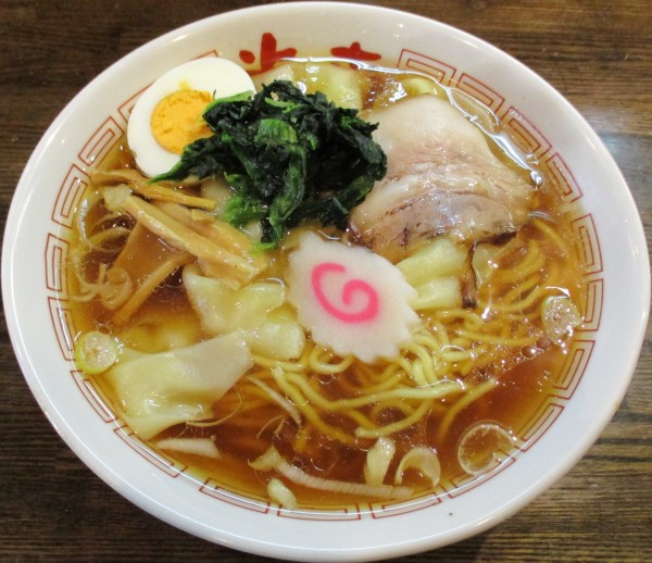 「ワンタン麺　650円」@中華そば 光来の写真