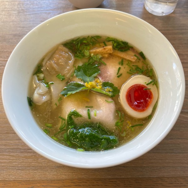 「特製三位一体+叉焼丼  ￥1250+￥50」@中華そば 和渦 TOKYOの写真