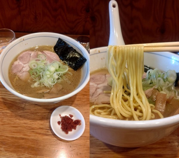 「『辛味らーめん(¥1050)』の辛味を別皿で…」@麺屋はし本の写真