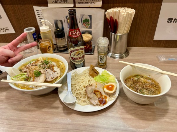「醤油つけ麺(650¥)」@天下一らーめんの写真