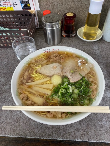 「中華そば脂マシマシニンニクトッピング」@つたふじ 福山支店の写真