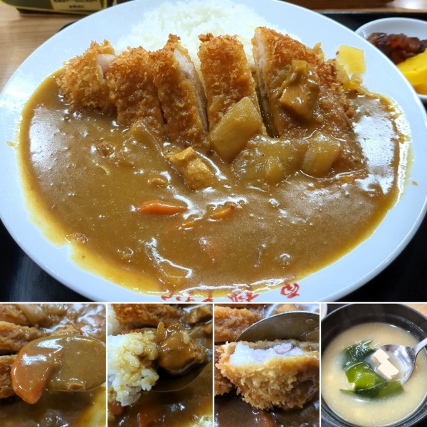 「カツカレーライス　1200円」@そば処 かみむらの写真