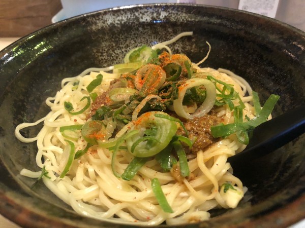 「汁なし担々麺」@赤秋の写真