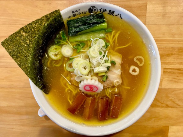 「朝中華そば（塩）」@築地の中華そば 伊蔵八の写真