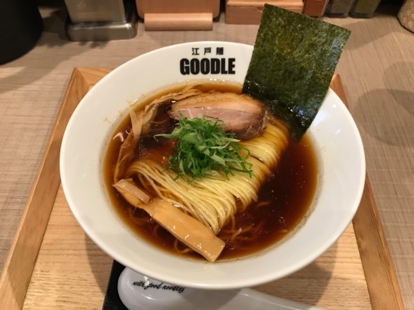 「鶏醤油ラーメン（クーポン無料）」@江戸麺 GOODLEの写真