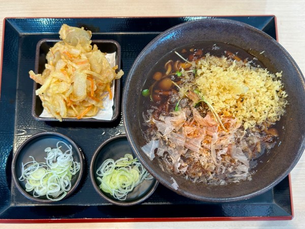 「あんかけなめこそば(630¥)」@ゆで太郎 宇都宮下岡本町店の写真