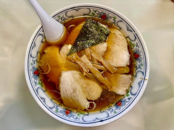 「アサヒスーパードライ → ちゃーしゅう麺」@春木屋 吉祥寺店の写真