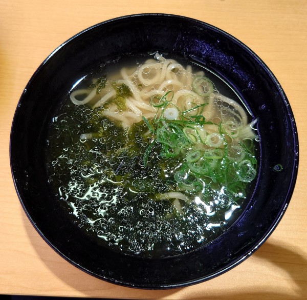 「帆立出汁の塩ラーメン(380円)」@スシロー 大宮アルシェ店の写真