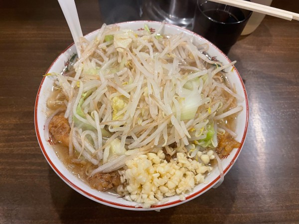 「ラーメン200g」@男気らーめんアカギ 新田木崎店の写真