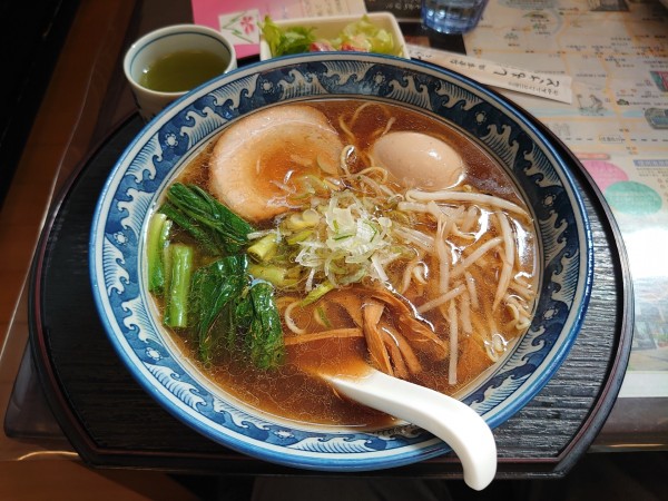 「味玉ラーメン」@お食事処 しもさとの写真