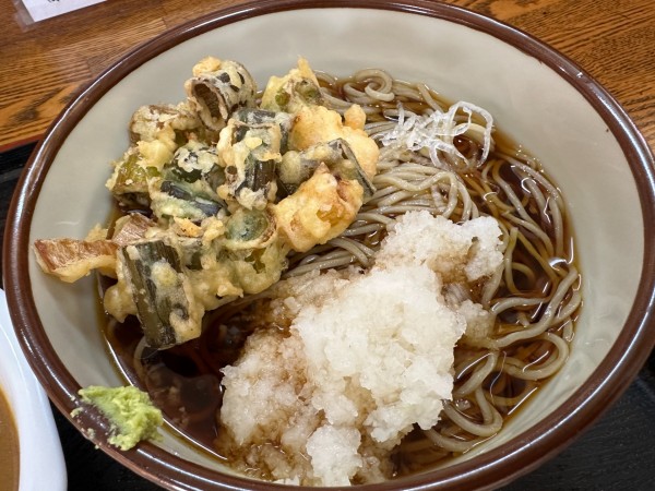 「残雪そば（並盛）780円」@そば仙の写真