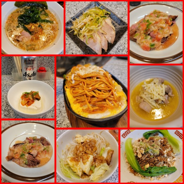 「七味お酢ラーメン 正宗担々麺 有希ちゃんナポリタン 他」@麺屋 有希の写真