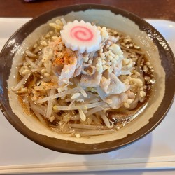 らーめん(half-Udon499円)+らーめん(half-Soba499円)